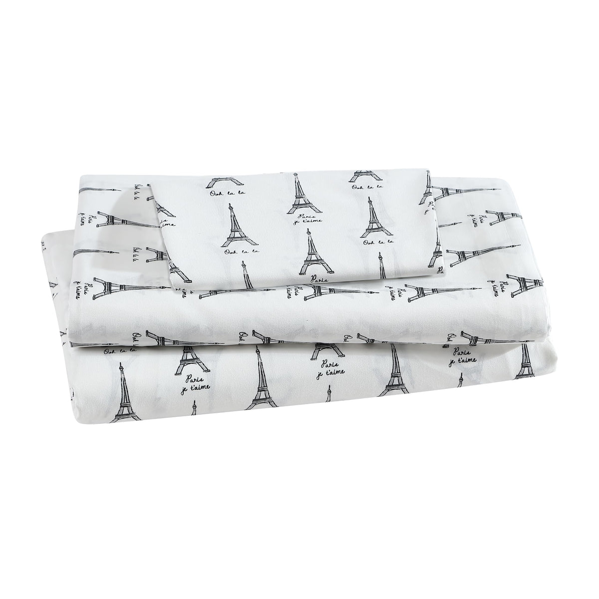 Printed Soft Microfiber Full 4-Piece Sheet Set, Zara Leopard