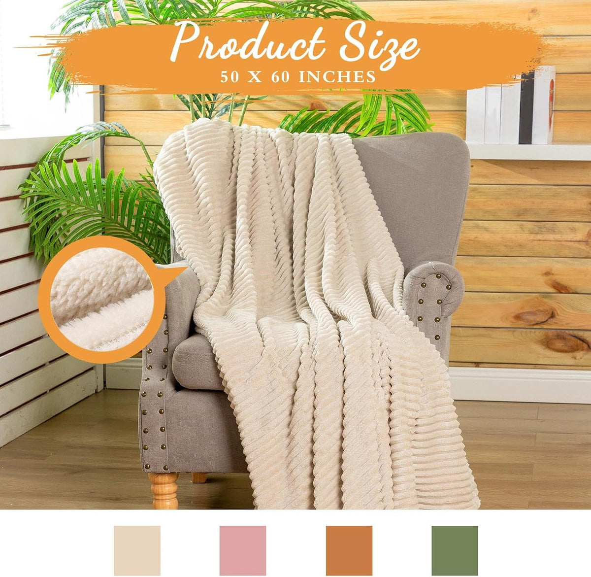 Buryeah 12 Pcs Flannel Blankets Bulk,Fall Outdoor Wedding, Multicolor
