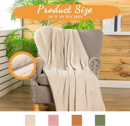 Buryeah 12 Pcs Flannel Blankets Bulk,Fall Outdoor Wedding, Multicolor