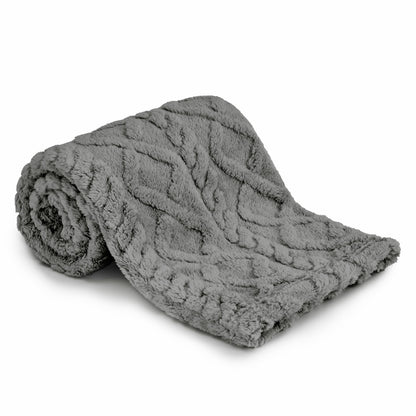Yurhap Heart Baby Blanket, Love Plush Fleece Baby Blankets for Girls Boys