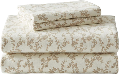 Laura Ashley - Queen Sheet Set with Fitted Sheet & Pillowcases