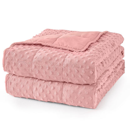 Mr. Sandman Cooling Weighted Blanket for Adults, Queen Size 15 lbs, 60″x80″