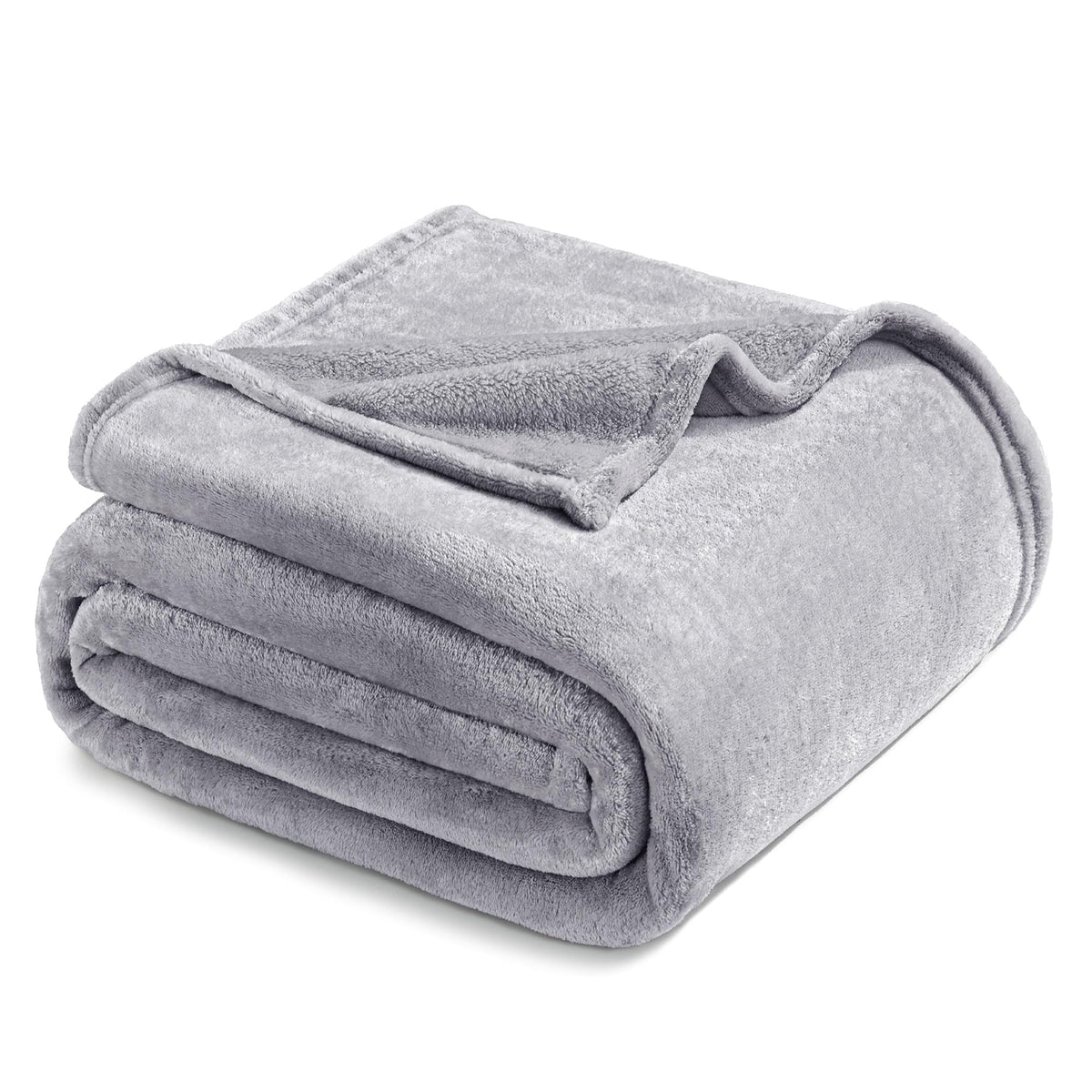 Exclusivo Mezcla Soft Large Fleece Throw Blanket for Couch, Forest Green