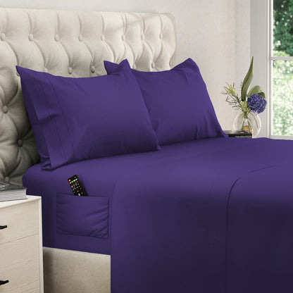 DREAMCARE King Size Sheets Set - King - Extra Deep - Gray