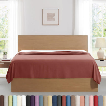 XL Oversized King Flat Sheet Only 132x110 California King Flat Sheet White