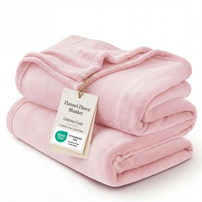 Bedsure Soft Cozy Warm Fleece Bed Blanket Queen Size Navy 90"x90"