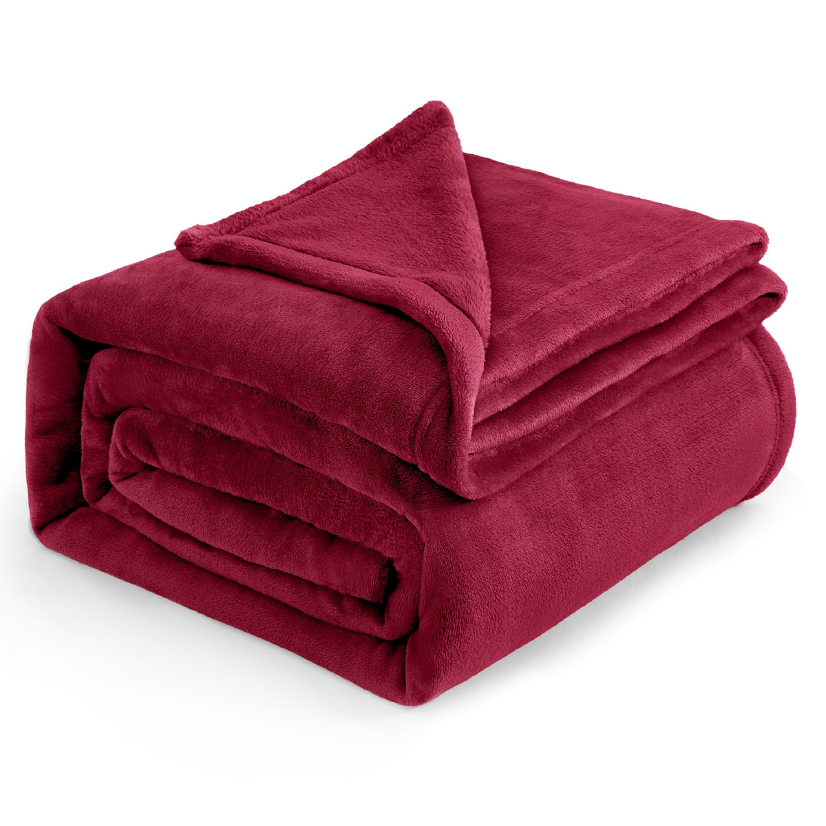 Bedsure GentleSoft Fleece Blankets Queen Size Cream - Birthday Gifts for Women Bed Blanket Soft Lightweight Plush Fuzzy Cozy Luxury Microfiber, Home Room Decor Gifts, 90x90 inches