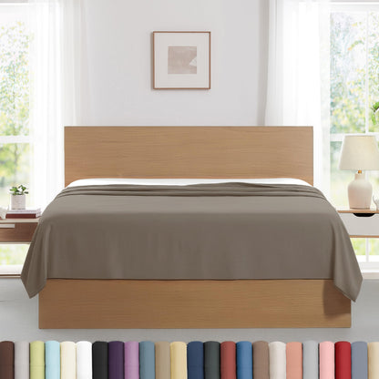 XL Oversized King Flat Sheet Only 132x110 California King Flat Sheet White