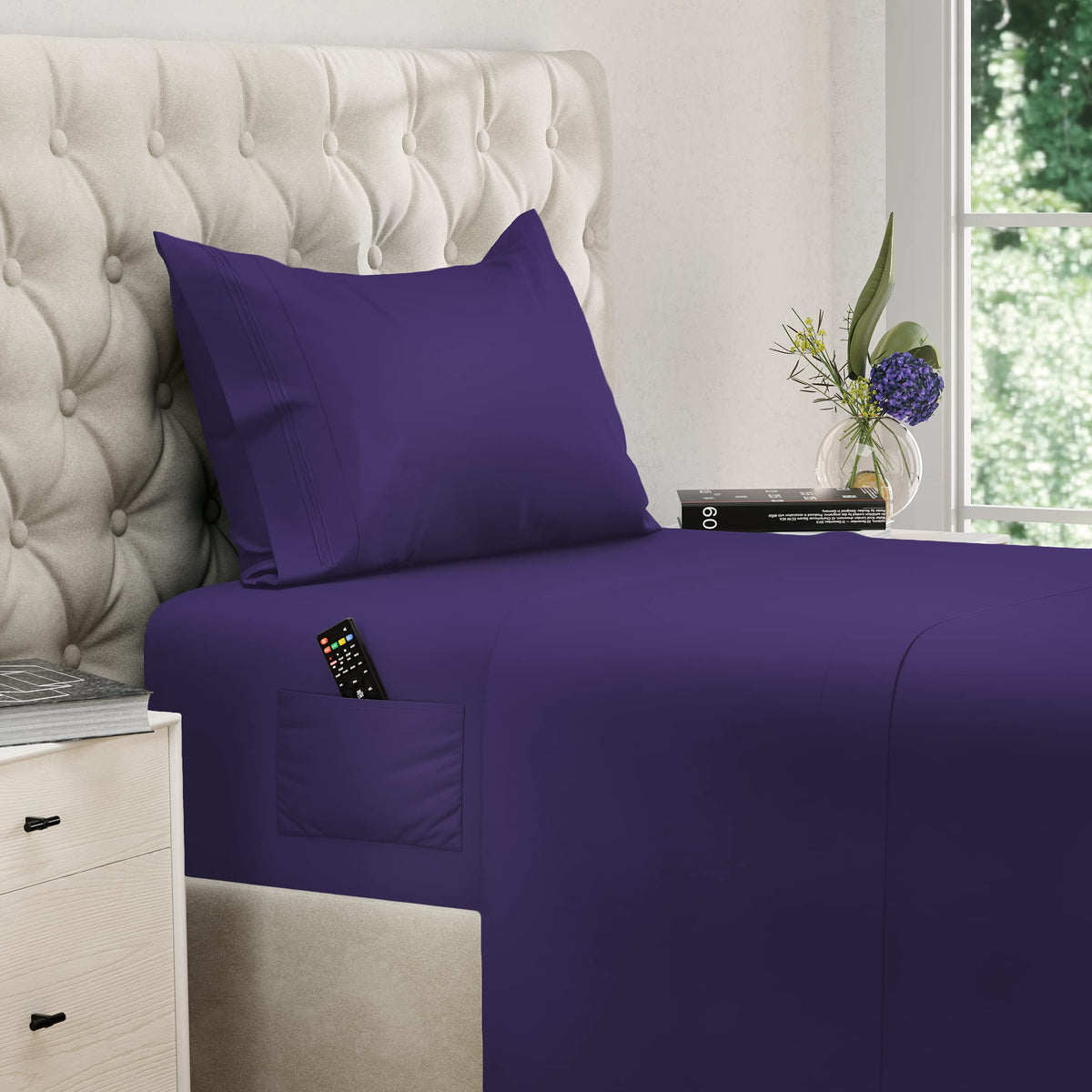 DREAMCARE King Size Sheets Set - King - Extra Deep - Gray