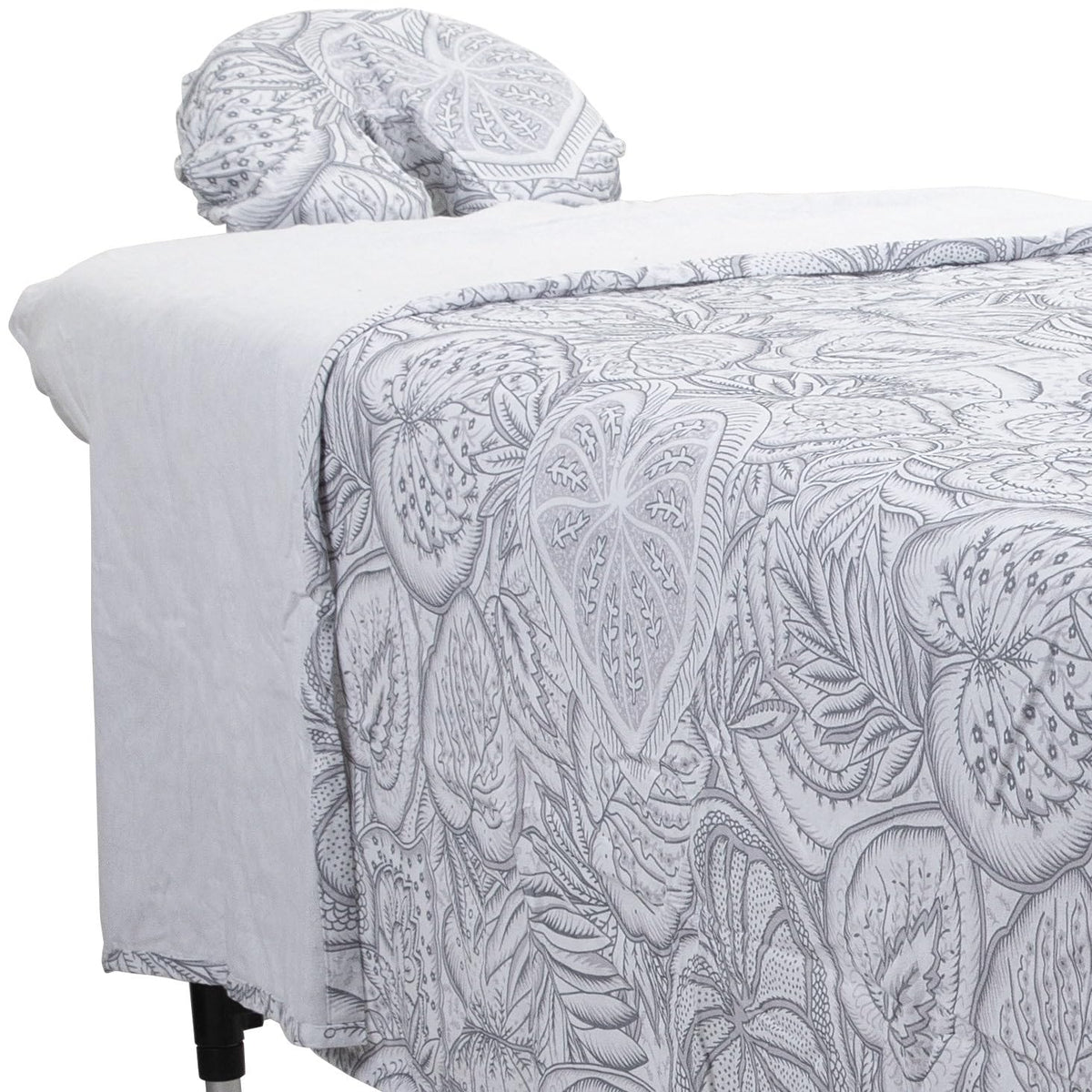 ForPro Premium Flannel 3-Piece Massage Sheet Set, Natural