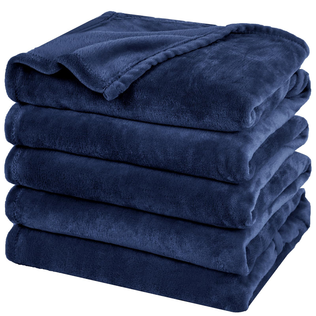 PHF Fleece Blanket King Size 108x90-300GSM Lightweight Airy Warmth, Khaki