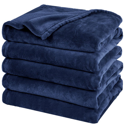 PHF Fleece Blanket King Size 108x90-300GSM Lightweight Airy Warmth, Khaki