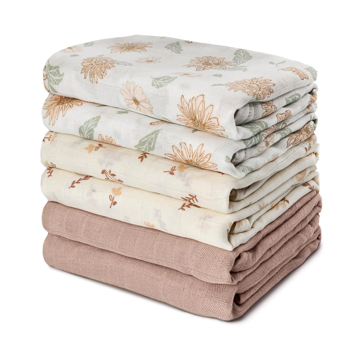 GLLQUEN BABY Receiving Blankets Boy Muslin Swaddle Blankets for Newborn