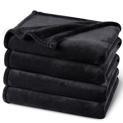 PHF Fleece Blanket King Size 108x90-300GSM Lightweight Airy Warmth, Khaki