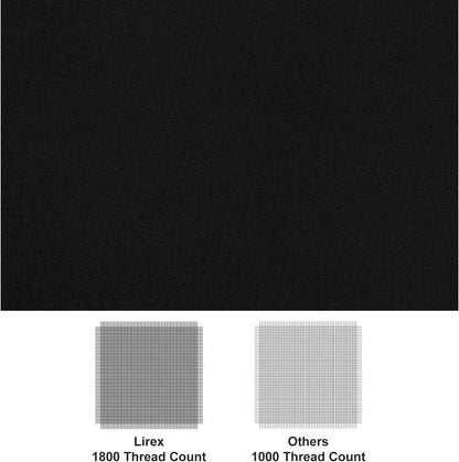 Lirex Twin Flat Sheet, Top Sheet for Bed - 1800 Microfiber, Soft & Breathable, Hotel Quality Flat Sheet, Black