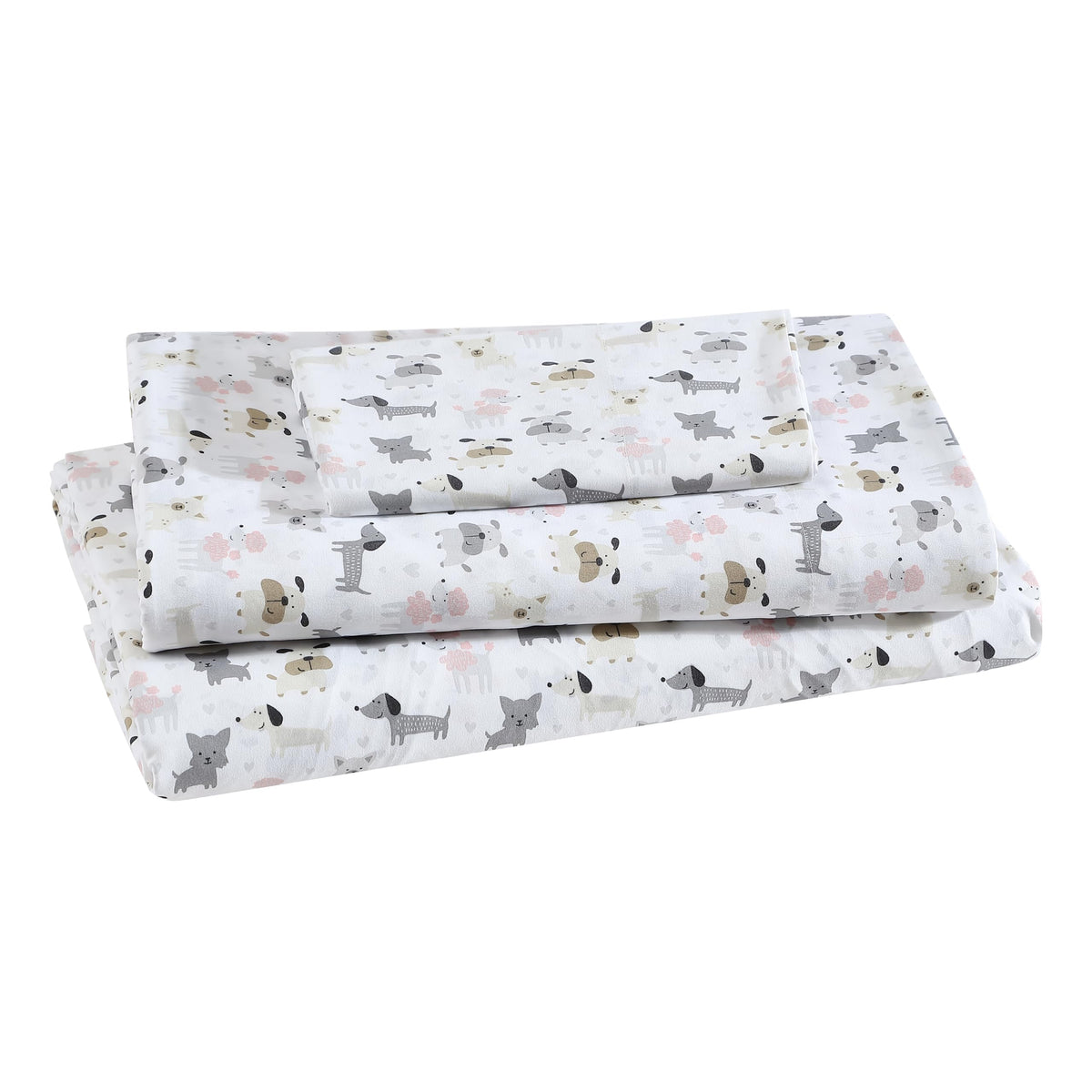 Printed Soft Microfiber Full 4-Piece Sheet Set, Zara Leopard