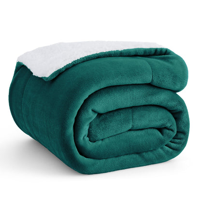 Bedsure GentleSoft Sherpa Fleece Queen Blankets for Bed, Non-Heated, Thick and Warm Throw for Women and Men, Soft Fuzzy Plush Comfort Queen Blanket for Winter, Grey, 90x90 Inches