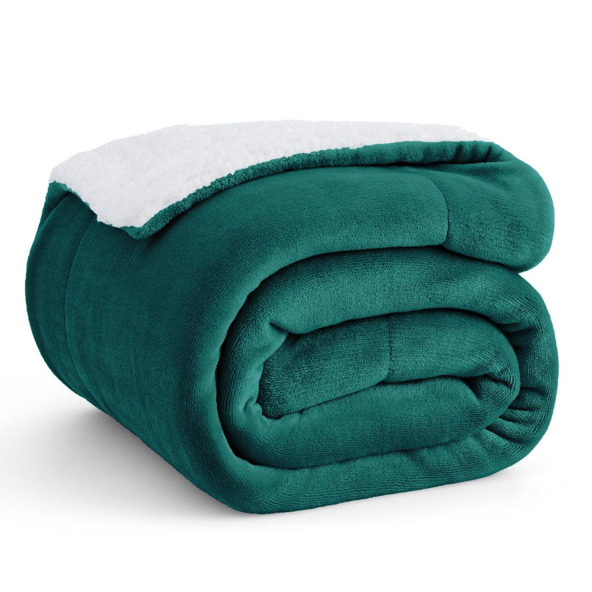Bedsure GentleSoft Sherpa Fleece Queen Blankets for Bed, Non-Heated, Thick and Warm Throw for Women and Men, Soft Fuzzy Plush Comfort Queen Blanket for Winter, Grey, 90x90 Inches