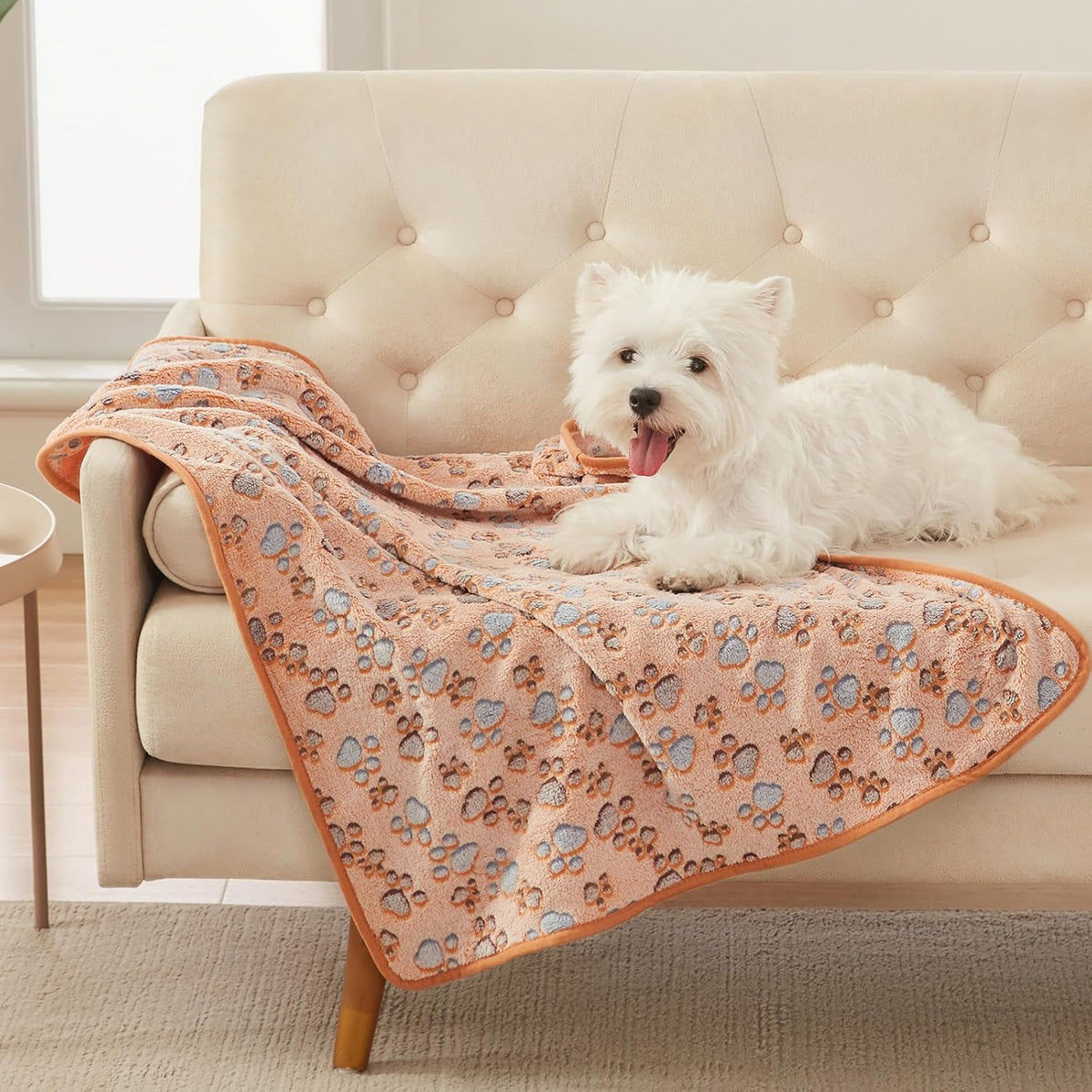 Luciphia Dog Blanket 3 Pack, Soft Cozy Fleece Throw for Puppy Cat,23"x16"