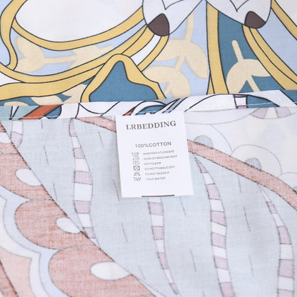 Twin XL Size Flat Sheet Pattern Printed Ultra Soft Cotton Top Sheets Hotel Quality Bed Sheets Sold Separately Durable and Breathable