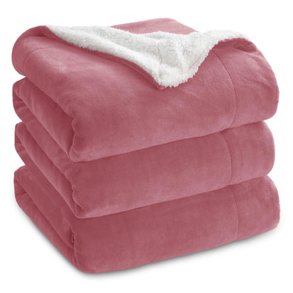 Bedsure GentleSoft Sherpa Fleece Throw Blanket for Couch, Non-Heated, Thick & Warm Cozy Comfort Blanket for Winter Fall, Soft Fuzzy Plush Throw Gifts for Women and Men, Grey, 50x60 Inches