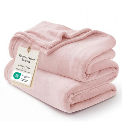 Bedsure GentleSoft Fleece Blankets Queen Size Cream - Birthday Gifts for Women Bed Blanket Soft Lightweight Plush Fuzzy Cozy Luxury Microfiber, Home Room Decor Gifts, 90x90 inches