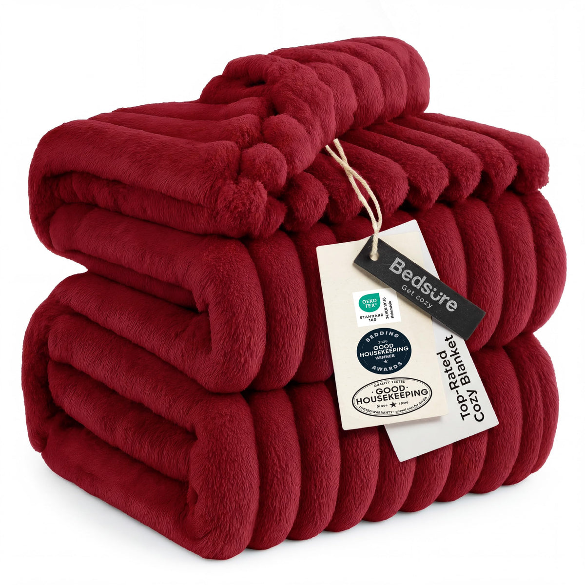 Bedsure Soft Beige Throw Blanket for Couch Decor Gifts 50"x60"