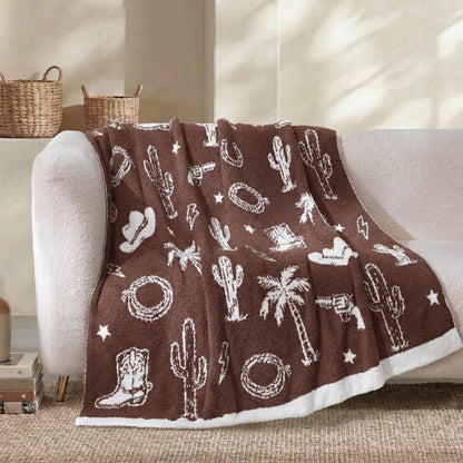 Snuggle Sac Leopard Throw Blanket for Couch Bed Sofa 50x60 inches, Reversible Beige Leopard Blanket Ultra Soft Cozy Blankets for Women Mothers Birthday Gifts