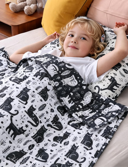 YnM 15lbs Weighted Blanket for Adults, 48x72 Inches, Dark Grey