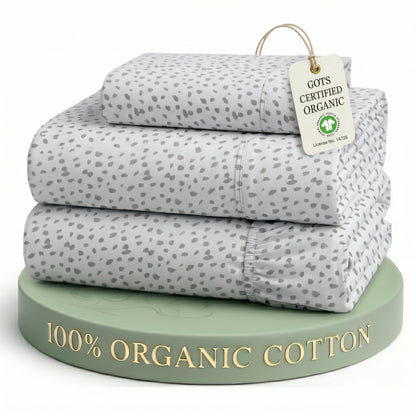 LANE LINEN Queen Sheets 100% Organic Cotton 4pc Percale Cooling - White