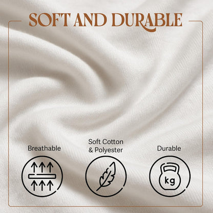 BLISSFORD 2 Pack Fitted Hospital Bed Sheets for Home Use, 36 x 84 x 12