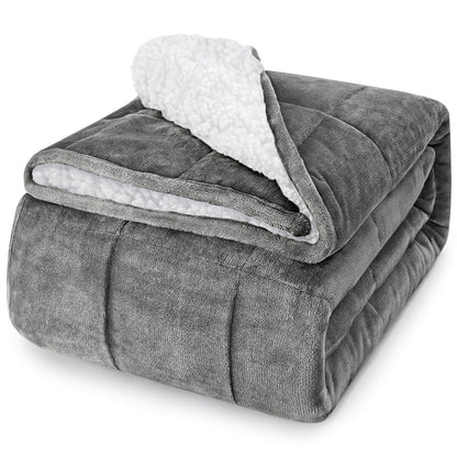 yescool Weighted Blanket for Adults 20lbs Queen Size, 60" x 80", Grey