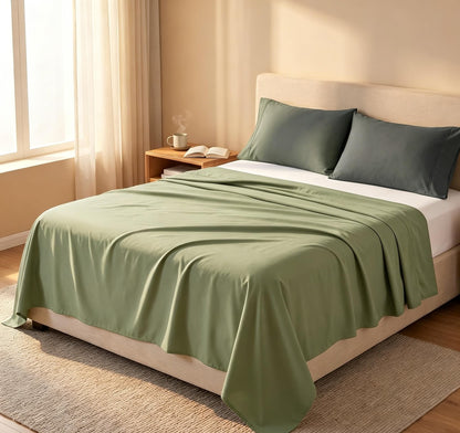 Flat Sheets 2 Pack - Hotel Quality Flat Bed Sheets - Brushed Microfiber - Ultra Soft & Breathable - Wrinkle-Free - Easy Care - Flat Sheets Only (White, Twin-2Pack)
