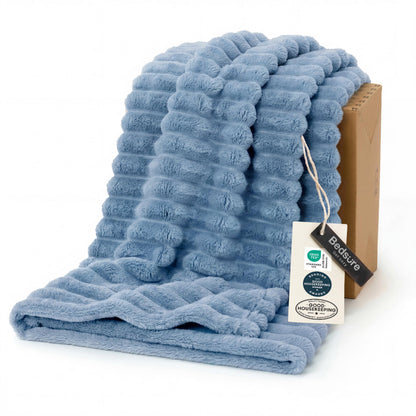 Bedsure Soft Beige Throw Blanket for Couch Decor Gifts 50"x60"