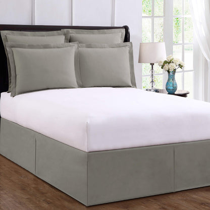 Bed Maker’s Never Lift Your Mattress Bed Skirt, Designed for Box Spring Beds, Split Corners, 14 Inch Drop Length, King, White