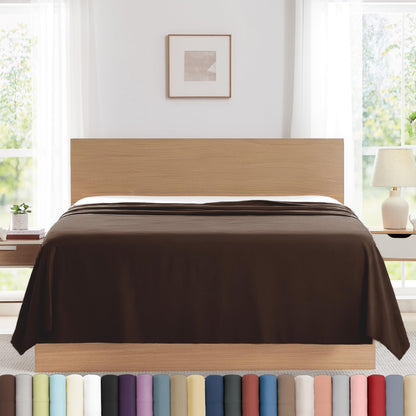 XL Oversized King Flat Sheet Only 132x110 California King Flat Sheet White