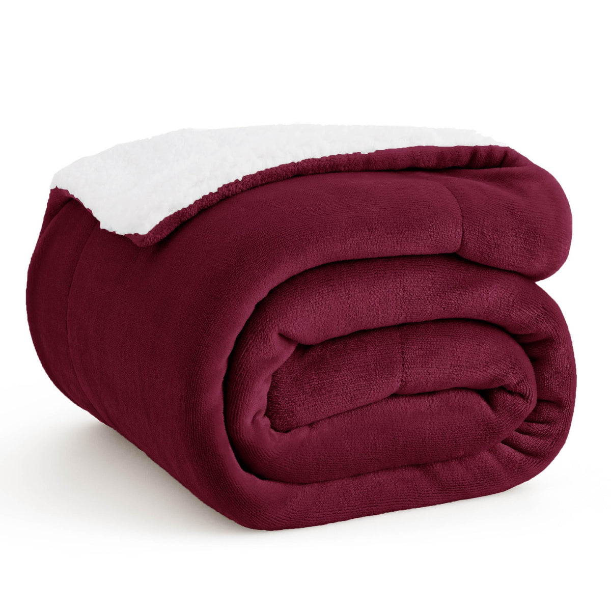 Bedsure GentleSoft Sherpa Fleece Queen Blankets for Bed, Non-Heated, Thick and Warm Throw for Women and Men, Soft Fuzzy Plush Comfort Queen Blanket for Winter, Grey, 90x90 Inches