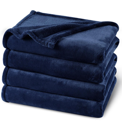 PHF Fleece Blanket King Size 108x90-300GSM Lightweight Airy Warmth, Khaki
