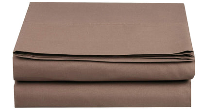 Elegant Comfort Premium Hotel Quality 1-Piece Flat Sheet, Luxury and Softest 1500 Premium Hotel Quality Microfiber Bedding Flat Sheet, Wrinkle-Free, Stain-Resistant, California King, Cream