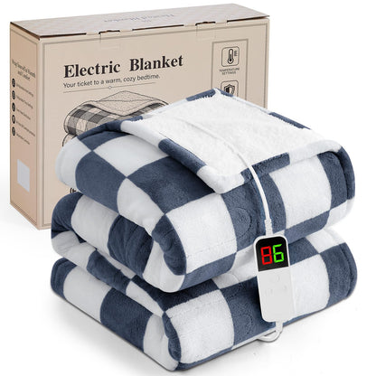 Pink Heated Blanket Electric Throw 50"X60", Heating Blanket Throw
