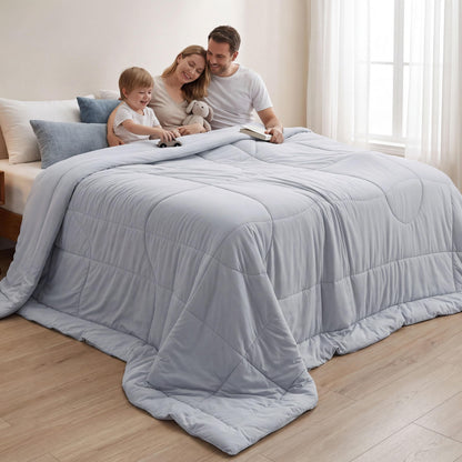 Bedsure Cooling Comforter Blankets for Hot Sleepers, All Season, Queen