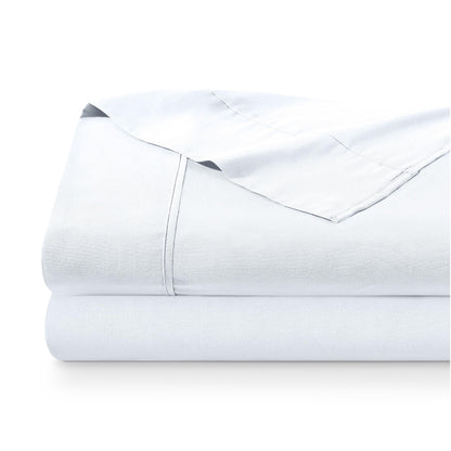 Bare Home Flat Top Sheet 1800 Ultra-Soft (Twin/Twin XL, White)