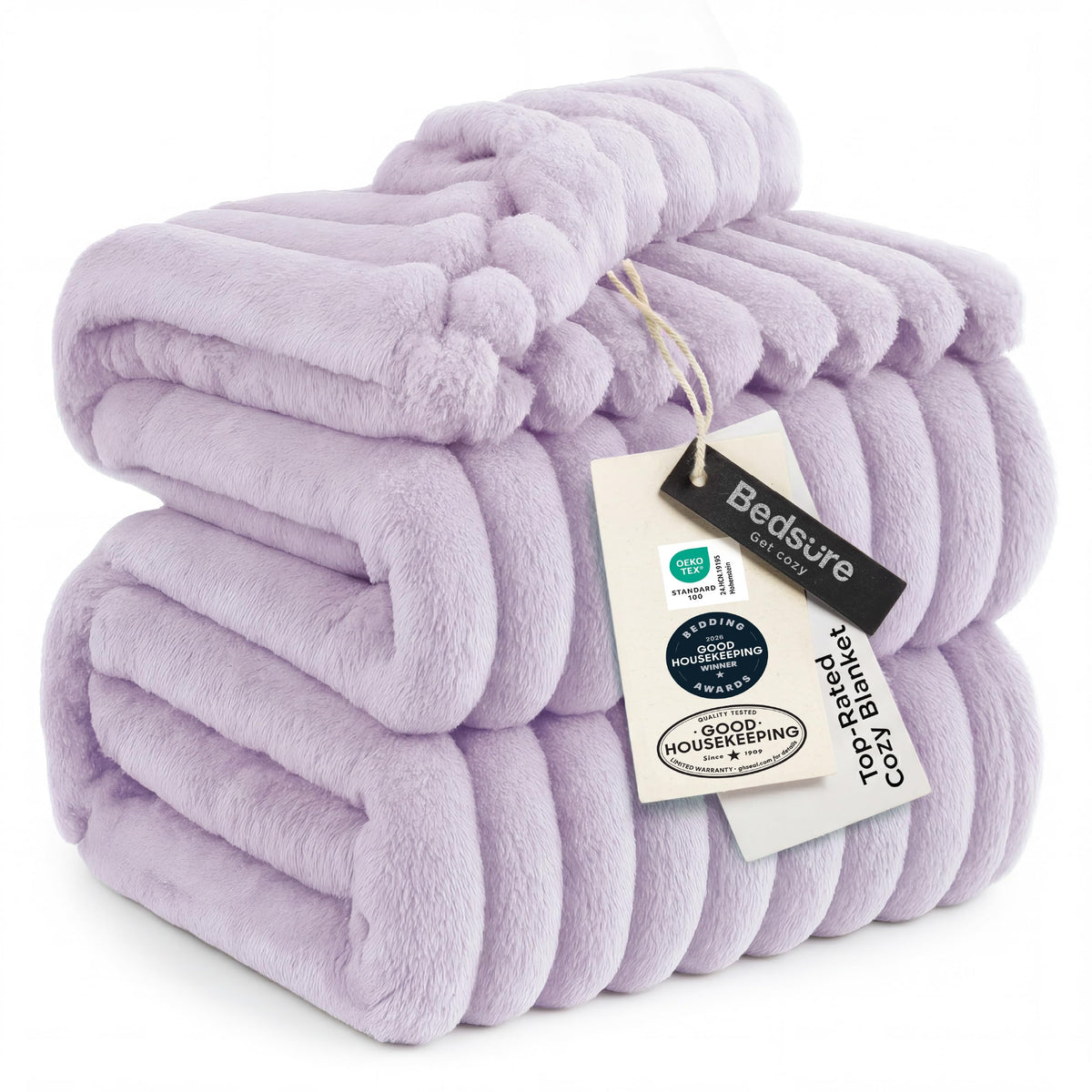 Bedsure Soft Beige Throw Blanket for Couch Decor Gifts 50"x60"