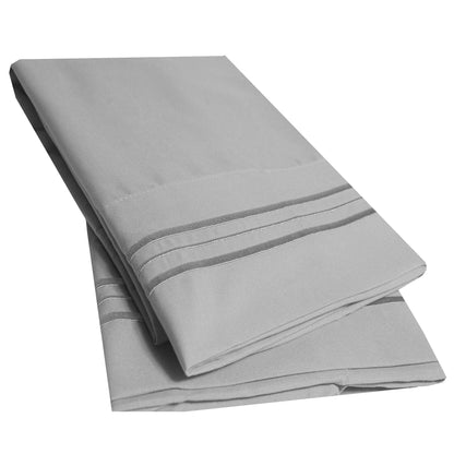 King Size Flat Sheet Only - Ultra Soft & Breathable Brushed Microfiber Top Sheet Only for King Size Beds, Denim Blue