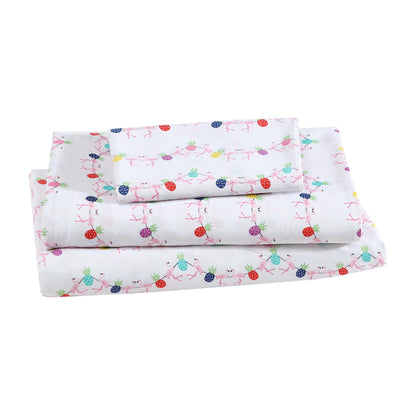 Printed Soft Microfiber Full 4-Piece Sheet Set, Zara Leopard