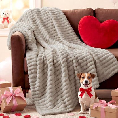 Bedsure Soft Beige Throw Blanket for Couch Decor Gifts 50"x60"