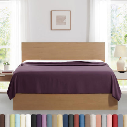XL Oversized King Flat Sheet Only 132x110 California King Flat Sheet White