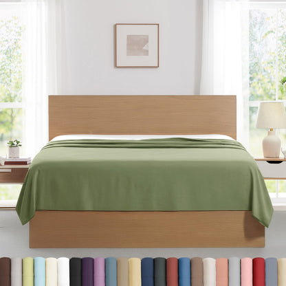 XL Oversized King Flat Sheet Only 132x110 California King Flat Sheet White