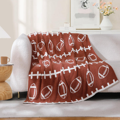 Snuggle Sac Leopard Throw Blanket for Couch Bed Sofa 50x60 inches, Reversible Beige Leopard Blanket Ultra Soft Cozy Blankets for Women Mothers Birthday Gifts