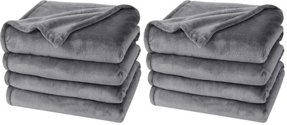 PHF Fleece Blanket King Size 108x90-300GSM Lightweight Airy Warmth, Khaki